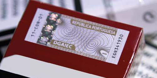 Portugal cigarette tax stamps