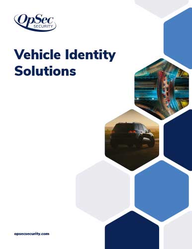 OpSec Vehicle Identity Solutions brochure